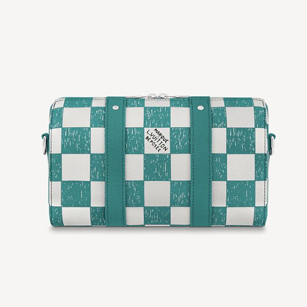 ルイヴィトン ショルダーバッグ 偽物 シティキーポル ダミエ 緑 N50076